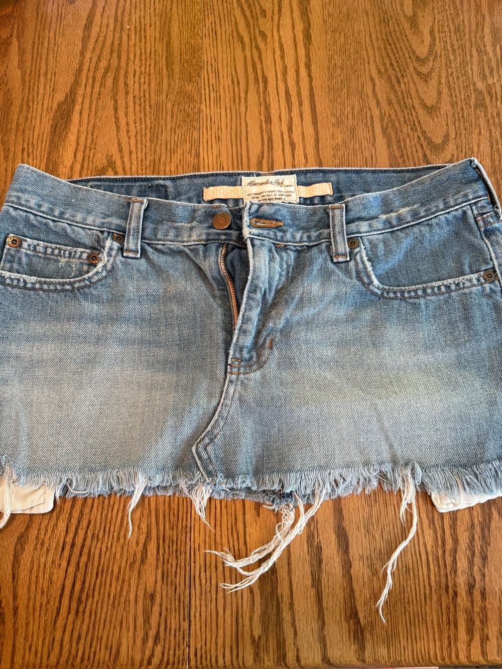 Abercrombie & Fitch Vintage Denim Mini Skirt.
